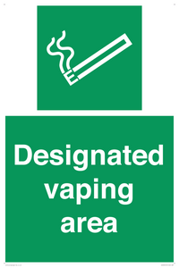 Designated vaping area